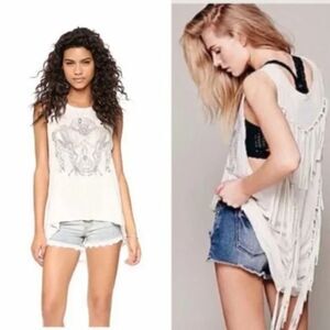 We the Free Army of Lovers Fringe Tee (L)